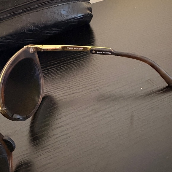 Oakley Blue Lens Top Knot Women's Sunglasses - Picture 3 of 6